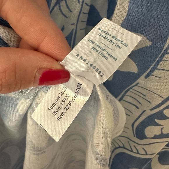 Marine Layer Selene Maxi Dress Oaxacan Tile Print, Large (size sold out online) - Picture 8 of 8